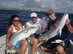 Pêche à Playa del carmen (Jigging), Total: 4 Sériols + 1 barracuda 