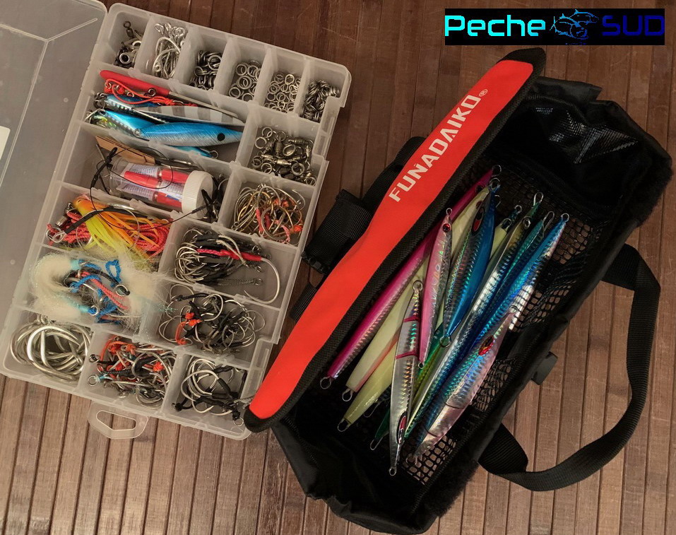 Travel with jigging lures