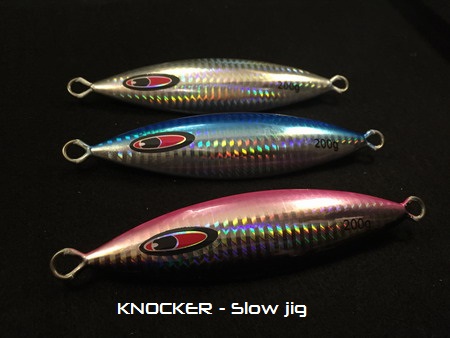 Knocker - Slow jigging lure - woobling/sliding action jig - Bottom to mid-water - target all species of fishes